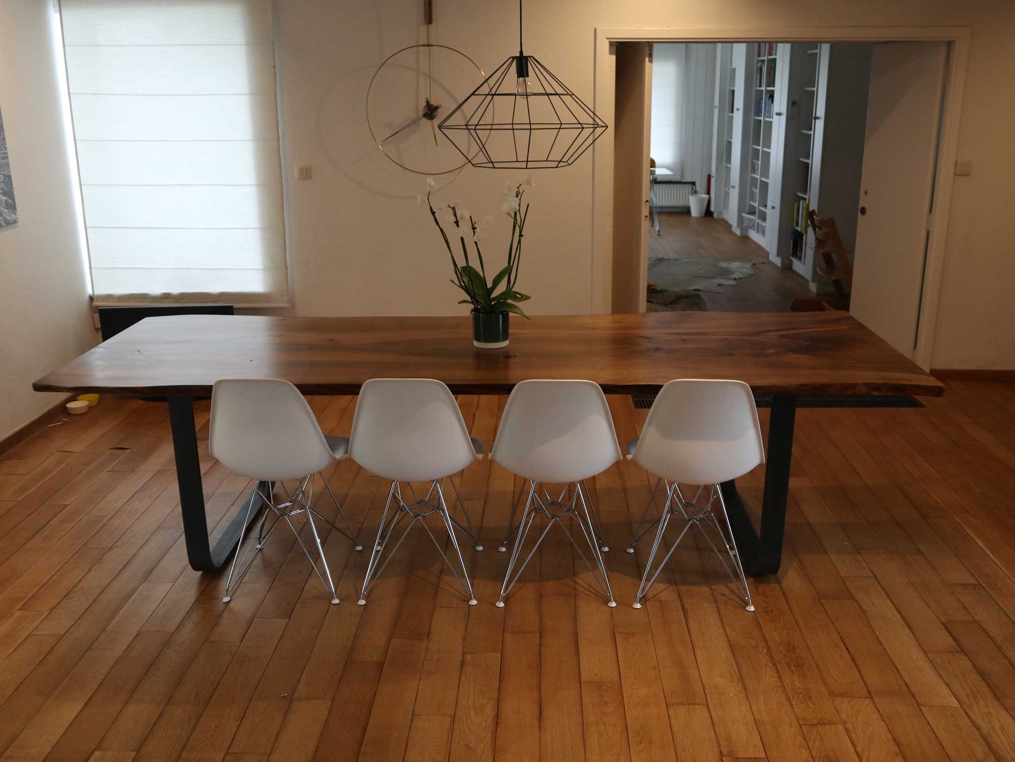 Unieke familietafel op maat | Woodz Design | Zander Steels