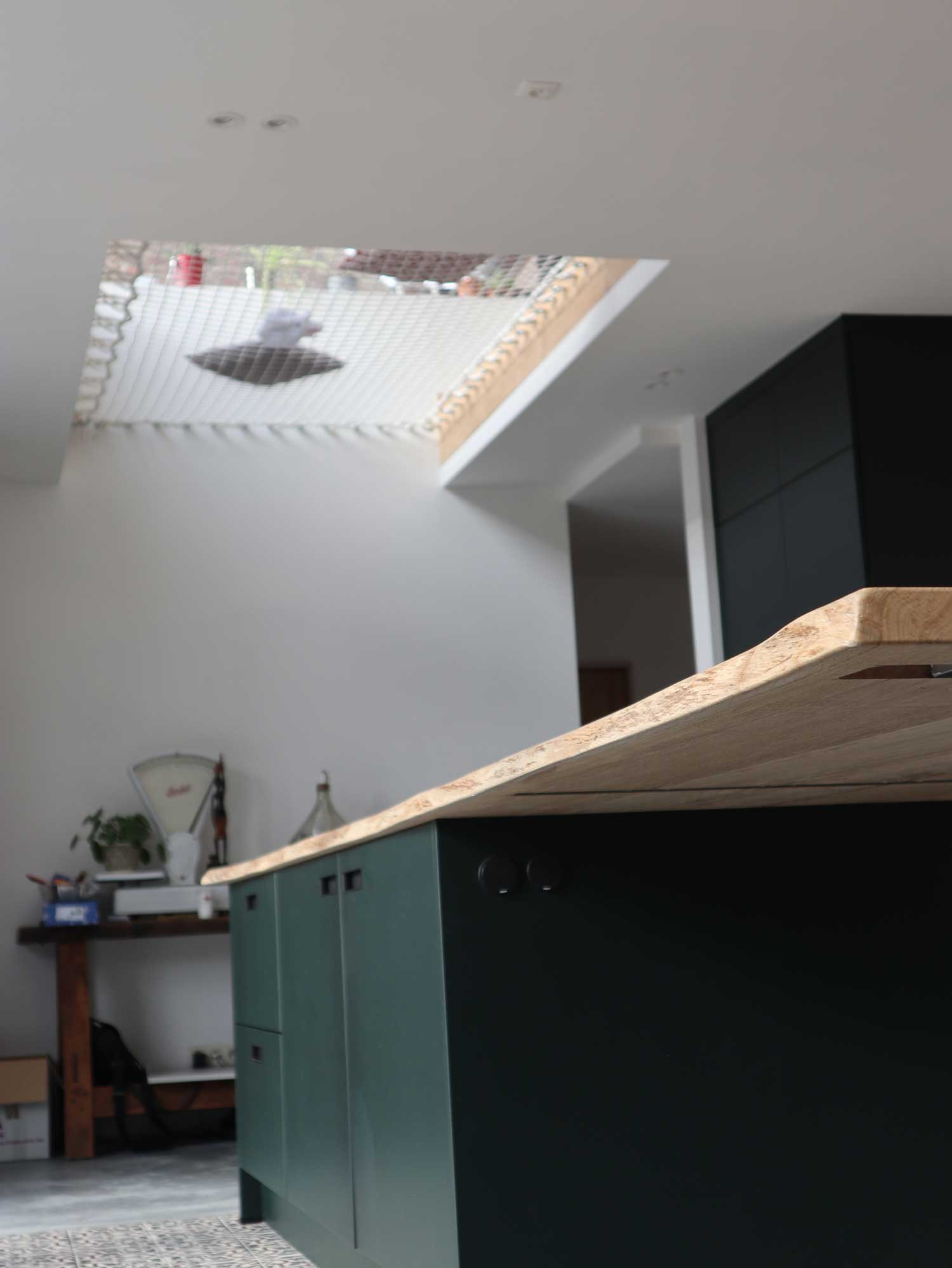Massief eiken keukenblad op maat | Woodz Design | Zander Steels