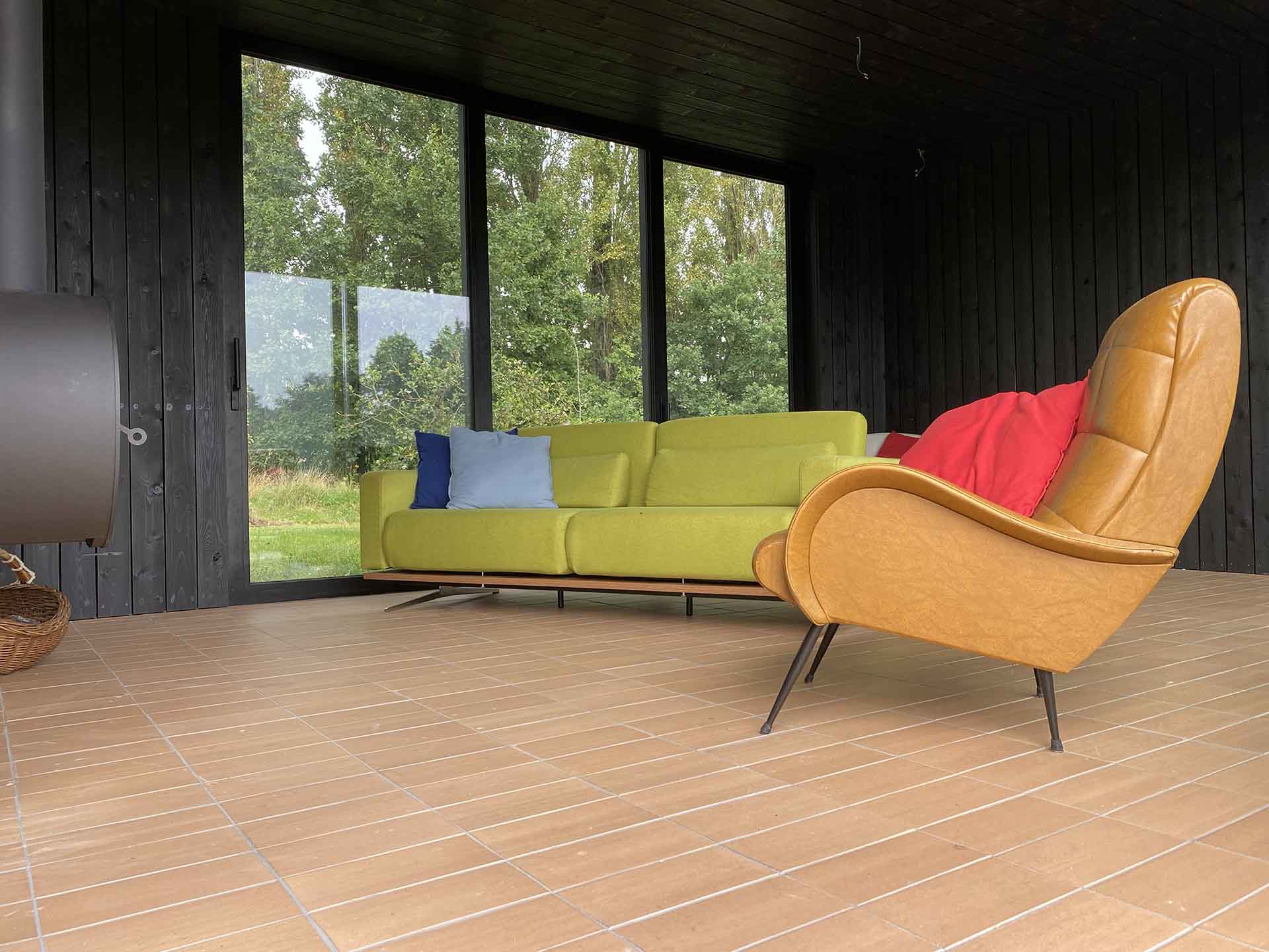 Poolhouse met groen dak | Woodz Design | Zander Steels