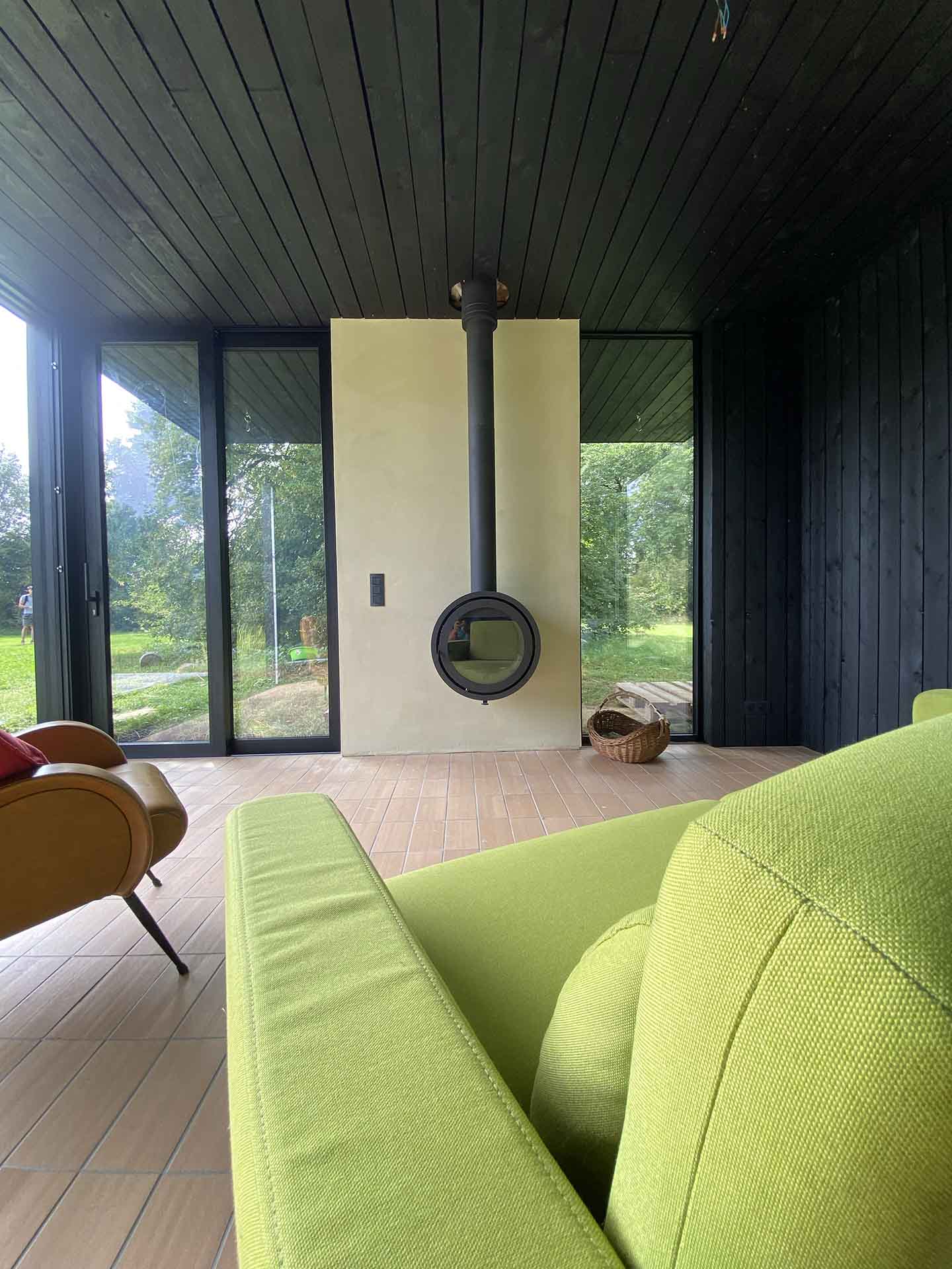 Poolhouse met groen dak | Woodz Design | Zander Steels