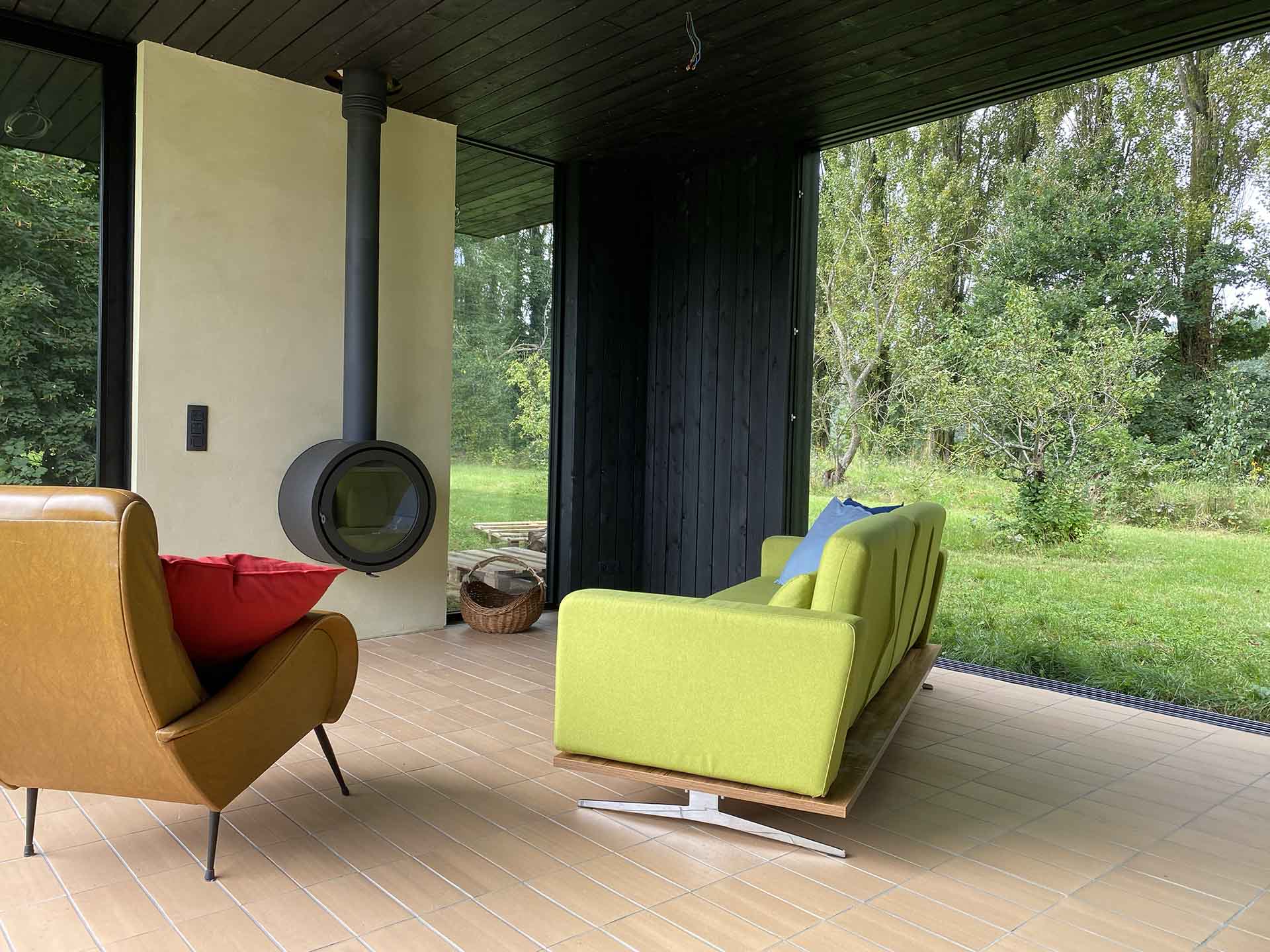 Poolhouse met groen dak | Woodz Design | Zander Steels
