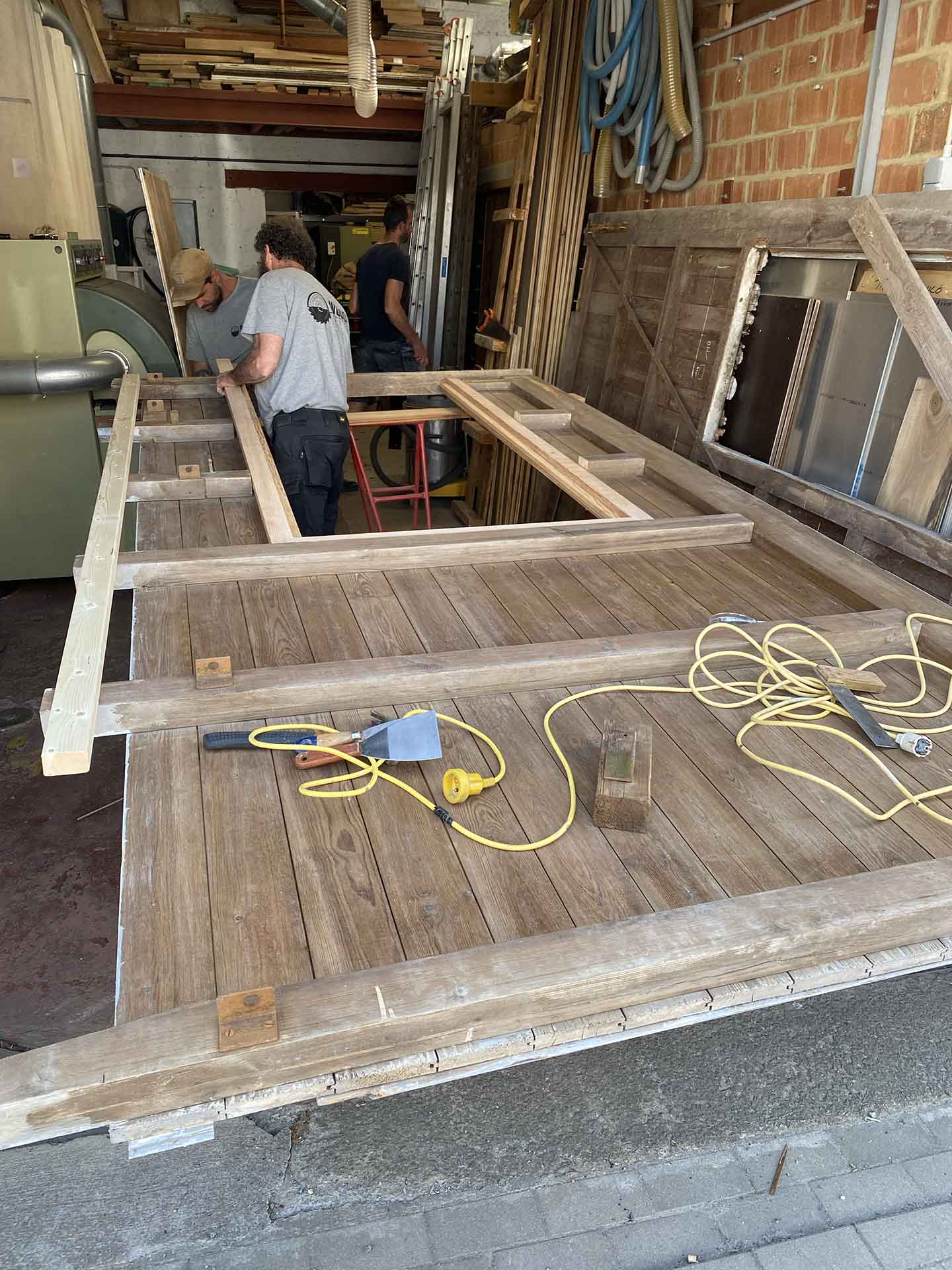 Restauratie schuurpoort | Woodz Design | Zander Steels