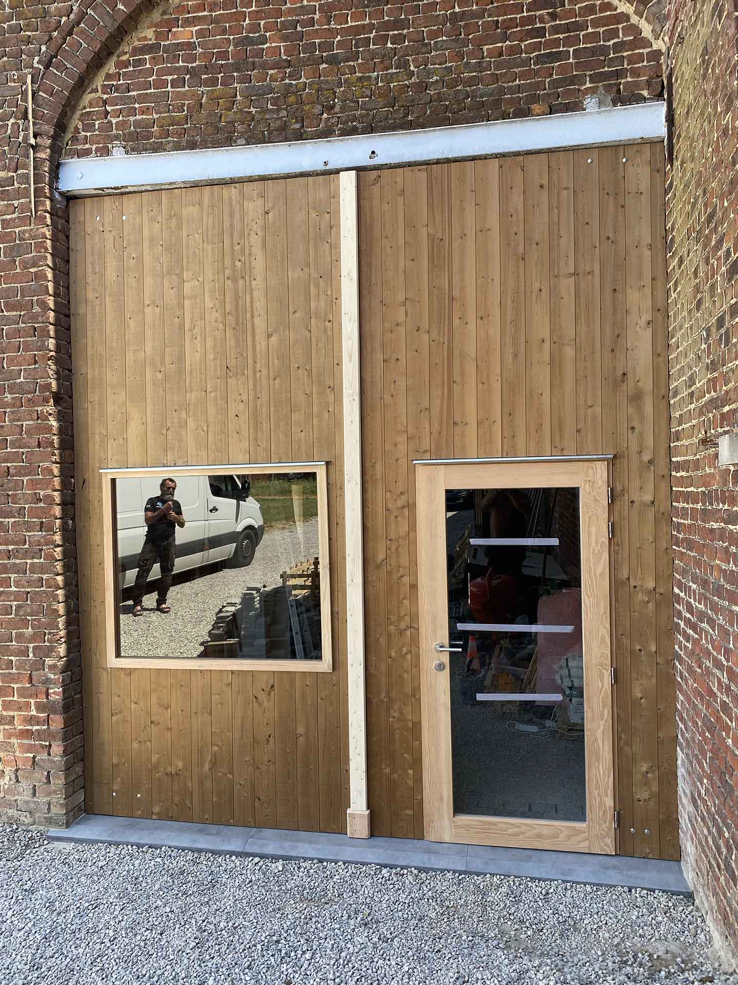 Restauratie schuurpoort | Woodz Design | Zander Steels